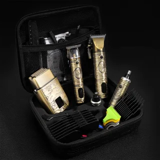 HAUSS SPOLE Gouden Draadloze Tondeuse Set voor Mannen