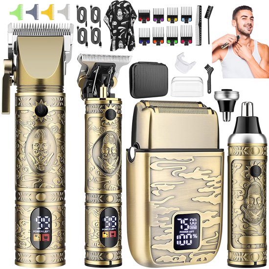 Complete gouden verzorgingsset: stijlvol, veelzijdig en geschikt voor dagelijks gebruik