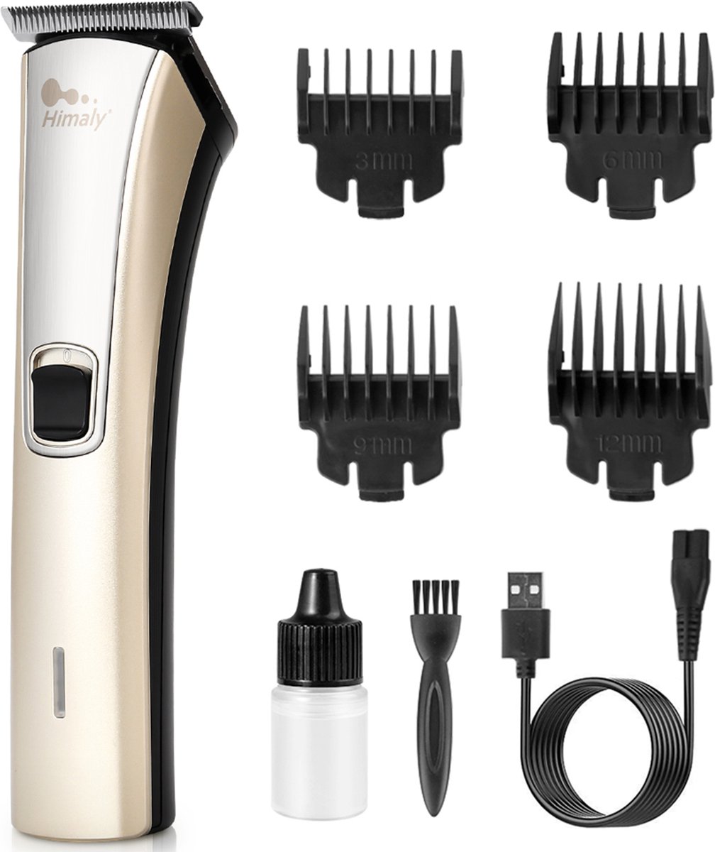 De Himaly Professionele Tondeuse Set Goud in één oogopslag