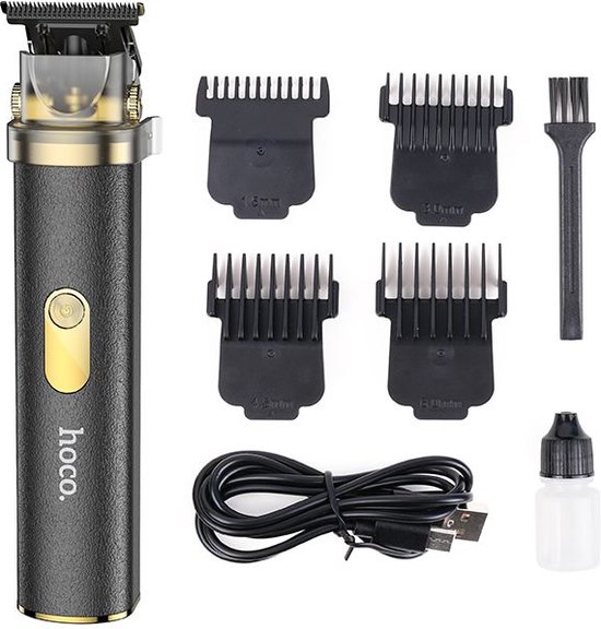 Hoco Baardtrimmer USB Oplaadbaar Zwart