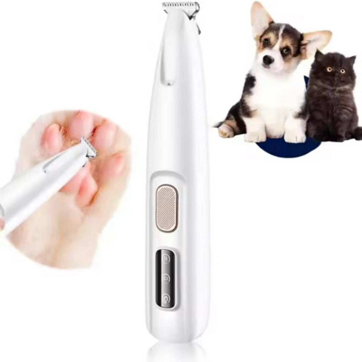 De Hondentrimmer 18mm Wit in één oogopslag