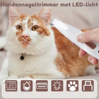 Hondentrimmer 18mm Wit