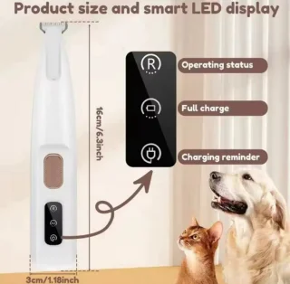Hondentrimmer 18mm Wit