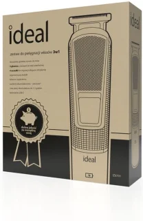 IDEAL Draadloze Oplaadbare Tondeuse Zwart