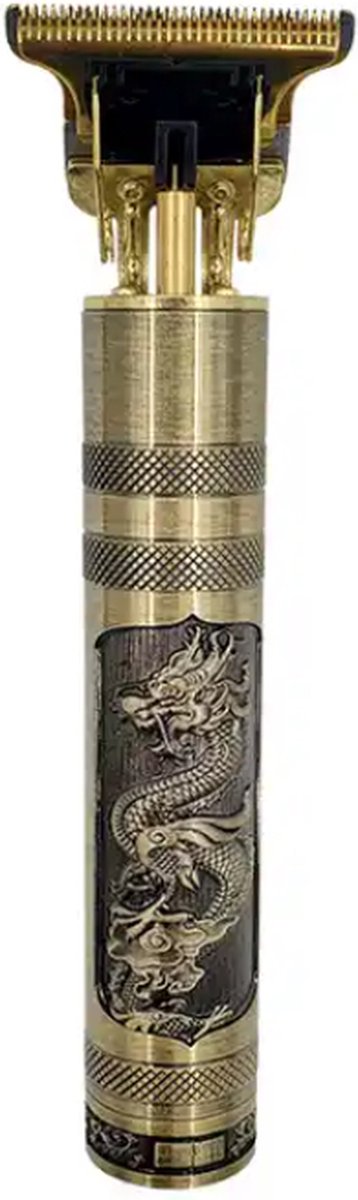 De Igoods Luxe Baardtrimmer Goud met 4 Opzetkammen in één oogopslag