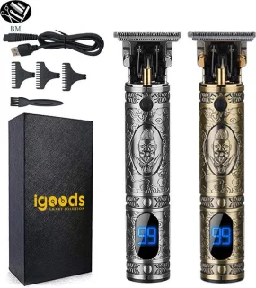 Igoods Luxe Draadloze Tondeuse Zilver