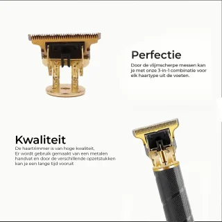 Innovaland Professionele Draadloze Tondeuse voor Haar en Baard
