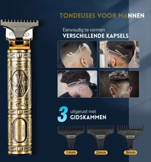 Intelectro Haartrimmer Goud