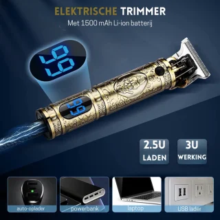 Intelectro Haartrimmer Goud