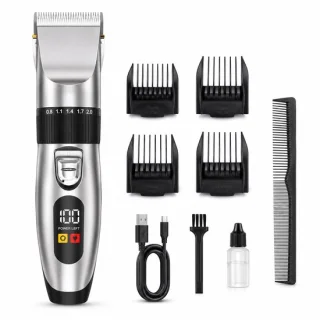 ITRONIQ Tondeuse voor mannen – Professionele haartrimmer, zilver