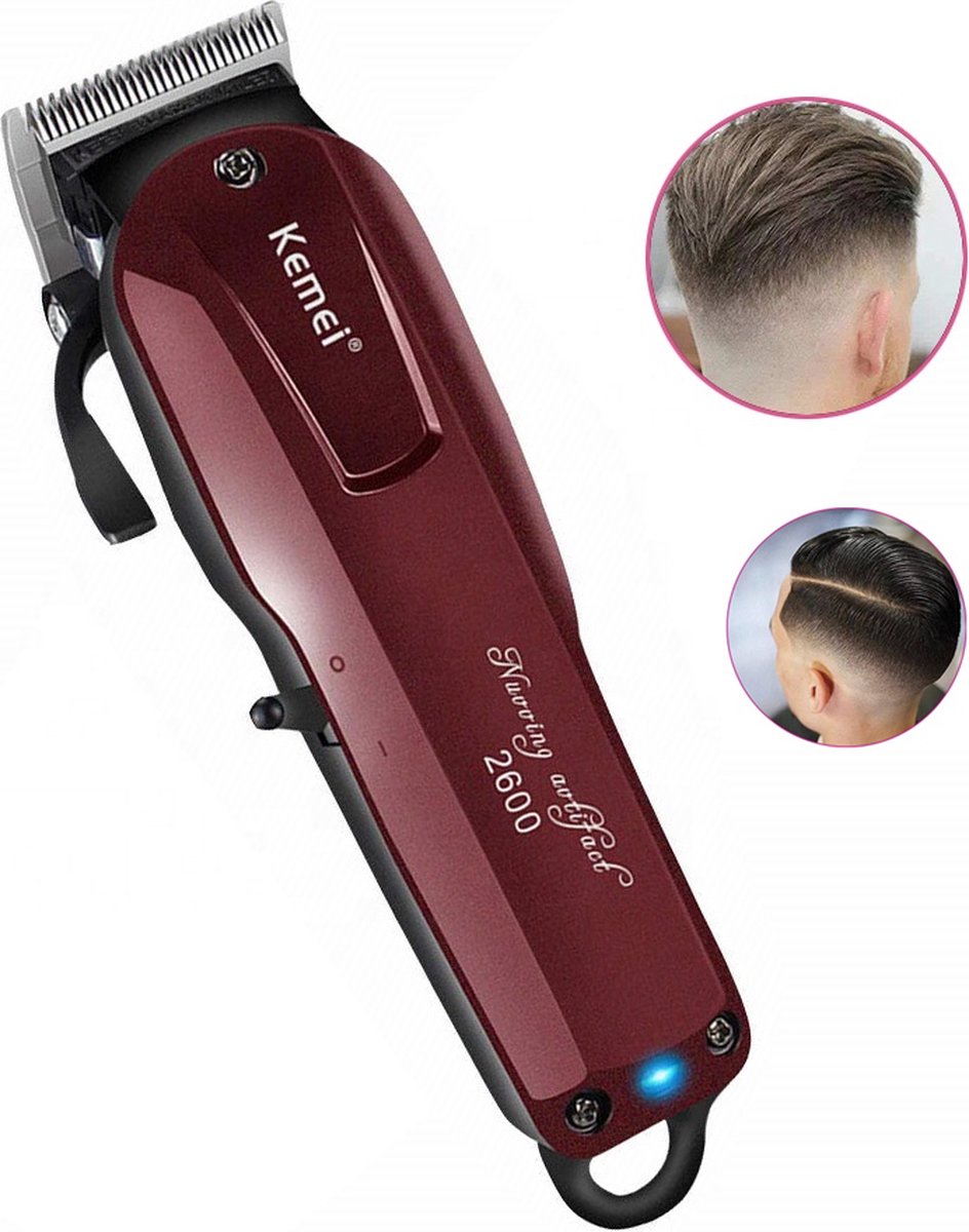 De Kemei 2600 Professionele Haar- en Baardtrimmer Cordless Limited Edition in één oogopslag