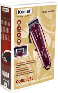 Kemei 2600 Professionele Haar- en Baardtrimmer Cordless Limited Edition