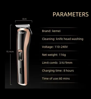 Kemei 418 Tondeuse