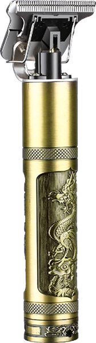 De Kemei KM 1974C Draadloze Tondeuse Goud in één oogopslag