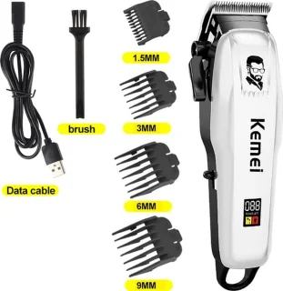 Kemei KM-1990 Haar- en Baardtrimmer Zwart
