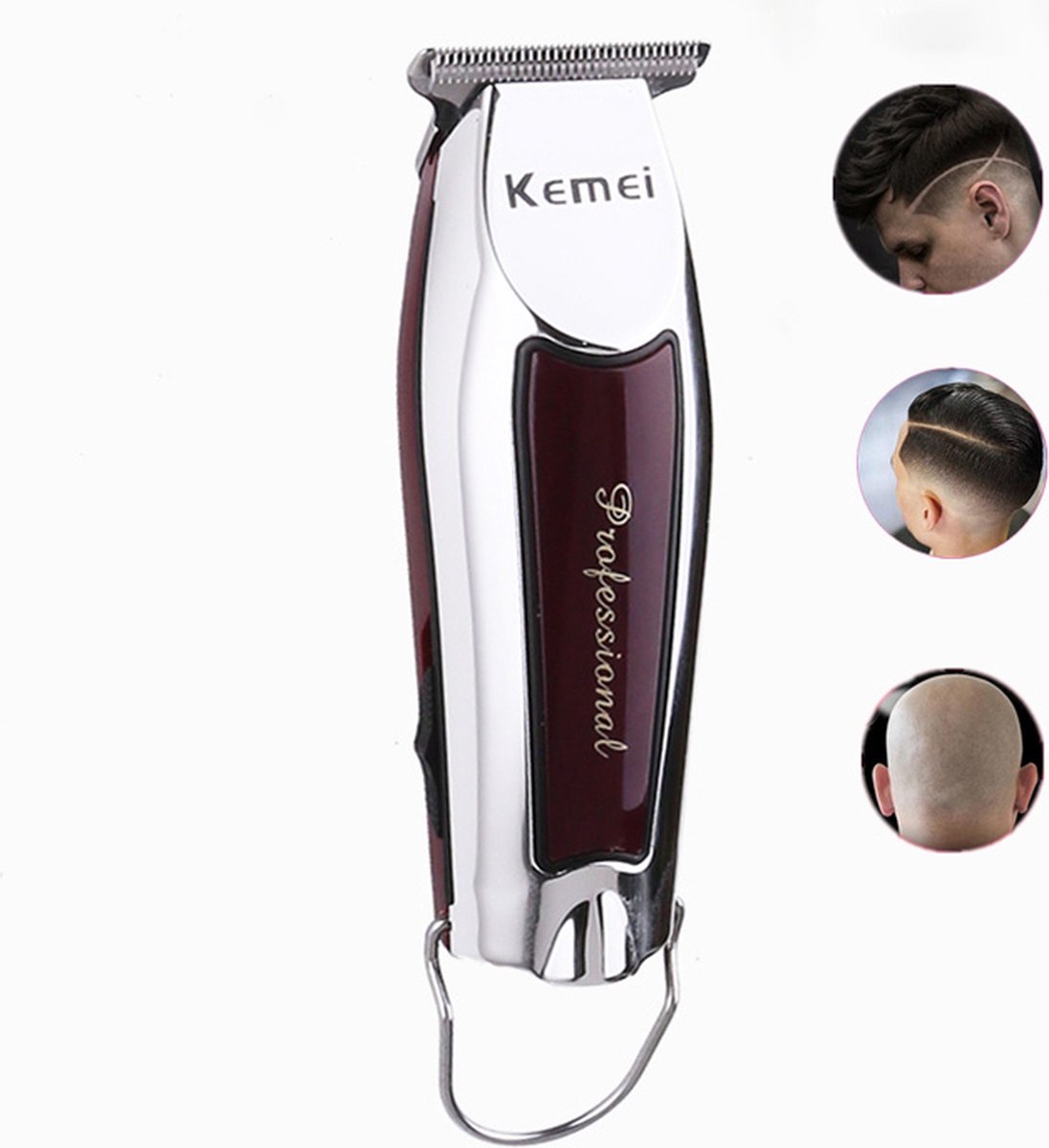 Wat vinden we goed aan de Kemei KM-9163 T-Wide Carbon Staal Professional trimmer