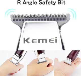 Kemei KM-9163 T-Wide Carbon Staal Professional trimmer