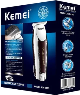 Kemei KM-9163 T-Wide Carbon Staal Professional trimmer