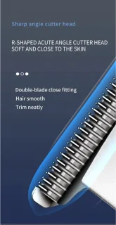 Kemei Professionele Draadloze Tondeuse Grijs
