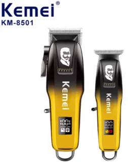 Kemei Professionele Tondeuse- en Trimmerset 2-delig