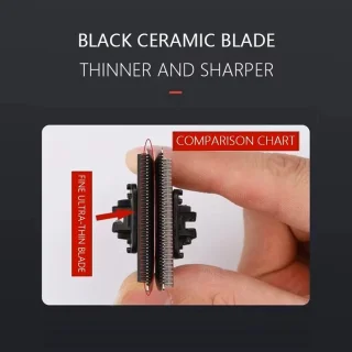 Kemei Tondeuse Trimmer - Zwart