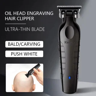 Kemei Tondeuse Trimmer - Zwart