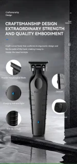 Kemei Tondeuse Trimmer - Zwart