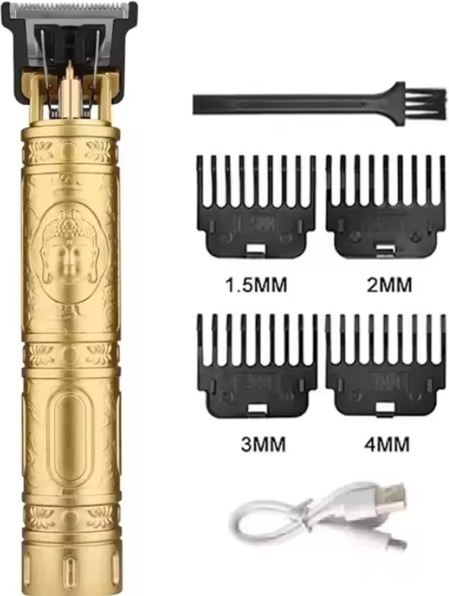 Wat vinden we goed aan de Klassieke T-blade Draadloze Haar- en Baardtrimmer Goudkleurig