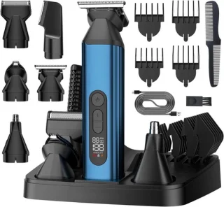 Lìon tondeuse voor mannen, hoofdhaar, zwart/blauw