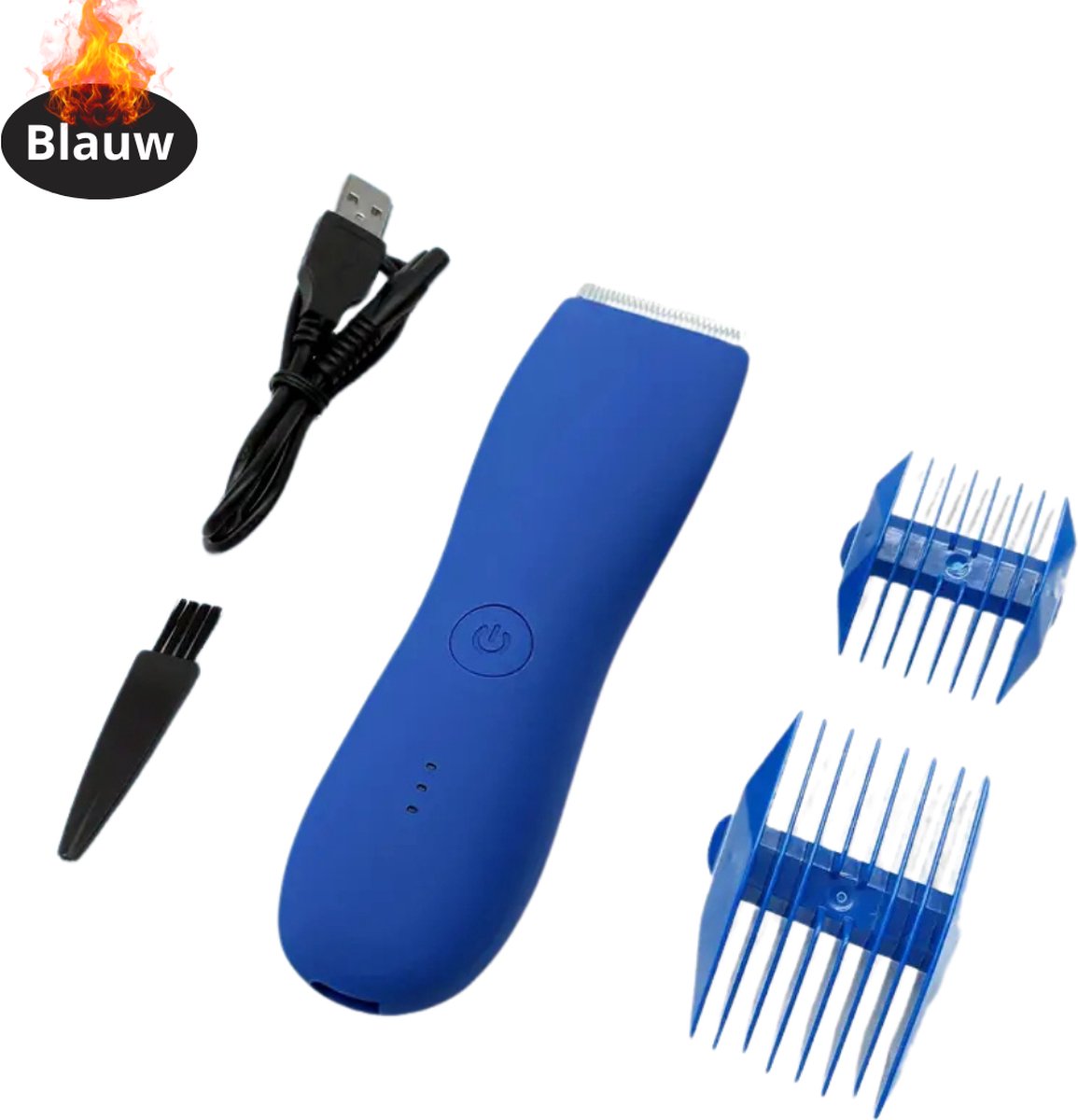 De Livano Bodygroomer Scheerapparaat Baardtrimmer Blauw in één oogopslag