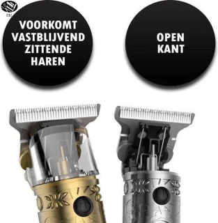 Luxe Groomer Baardtrimmer Draadloos USB Goud