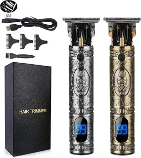 Luxe Groomer Baardtrimmer Draadloos USB Goud