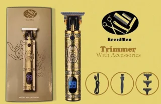 Luxe Groomer Baardtrimmer Draadloos USB Goud