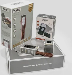 Magic Clip Combi Pack: Mobile Shaver & Fade Brush