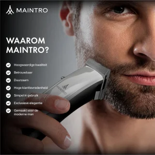 Maintro CL2400 Pro Draadloze Tondeuse Complete Set