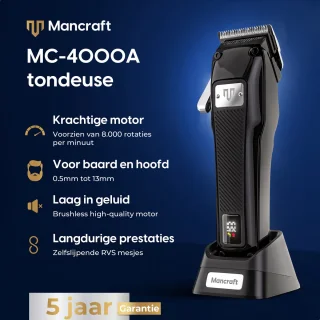 Mancraft Draadloze Haar- en Baardtrimmer