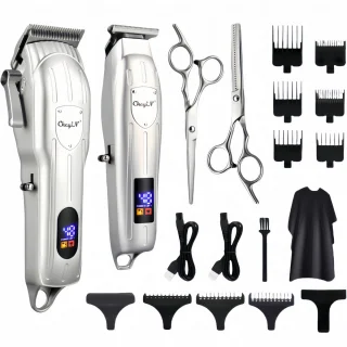 Mannen Haar- & Baardtrimmer - Zilver
