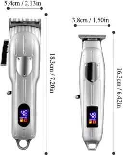 Mannen Haar- & Baardtrimmer - Zilver