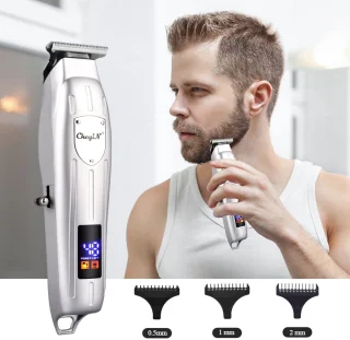 Mannen Haar- & Baardtrimmer - Zilver