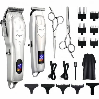 Mannen Haar- & Baardtrimmer - Zilver
