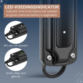 Mannen Tondeuse & Baardtrimmer USB 6 Opzetstukken
