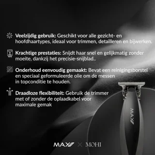 Max Pro Precision Trimmer - Mannentondeuse