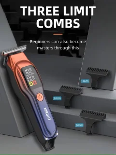 Mini Digitale Trimmer Scheerapparaat - Rood/Blauw