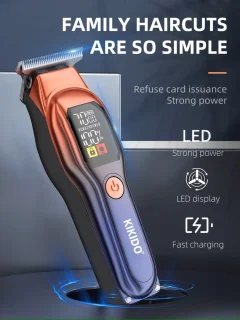 Mini Digitale Trimmer Scheerapparaat - Rood/Blauw