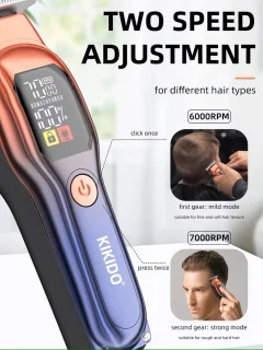 Mini Digitale Trimmer Scheerapparaat - Rood/Blauw