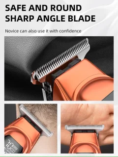 Mini Digitale Trimmer Scheerapparaat - Rood/Blauw
