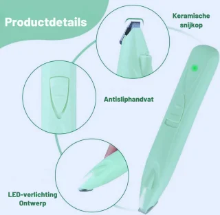 Mini Huisdier Tondeuse USB LED