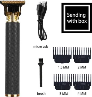 MK Elektrische Tondeuse Mannen USB Zwart