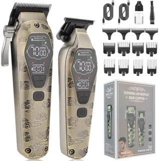 Modfu tondeuse & haartrimmer set - bruin