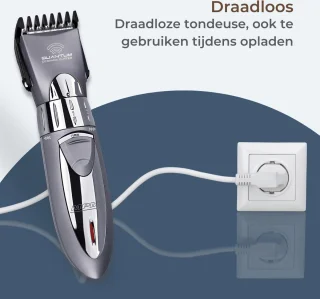 MPM Draadloze Tondeuse Met Keramische Messen